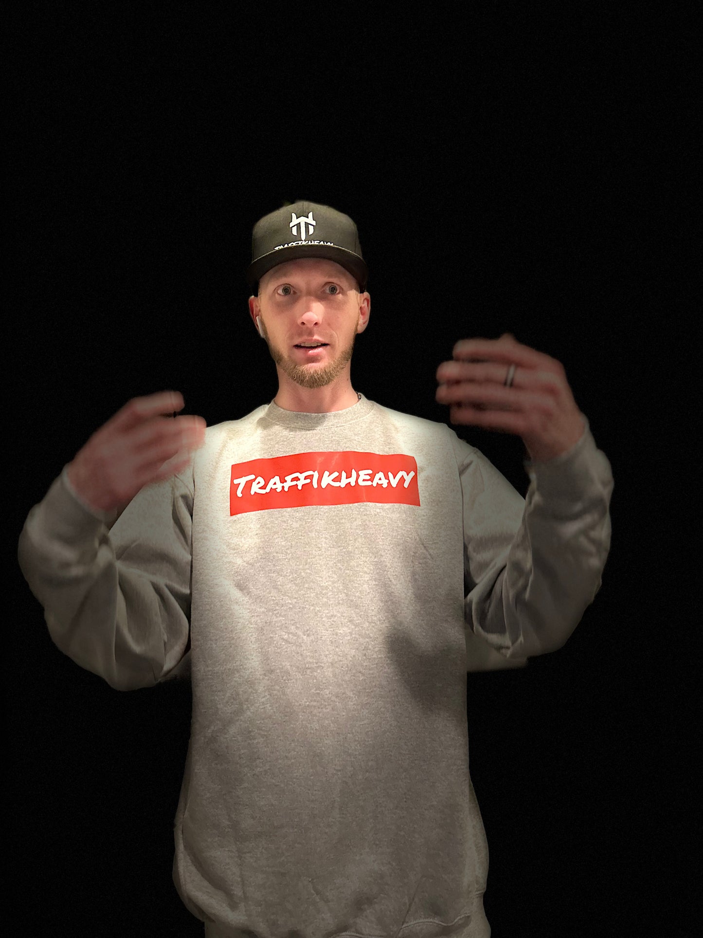 Traffikheavy Supreme Crewneck Sweatshirt (Gray)